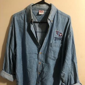 Tennessee titans button down